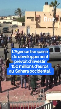 L'Agence française de développement (AFD) prévoit d'investir 150 millions d'euros au Sahara occidental