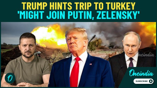 Trump Hints at Surprise Visit to Turkey for Russia-Ukraine Peace Talks, Says “I Might Be There...”