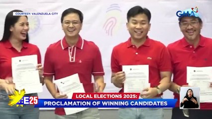 Proclamation of winning candidates in Valenzuela | Eleksyon 2025