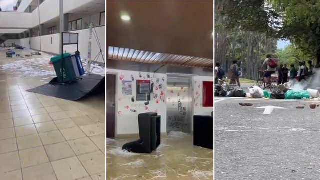 Protestas en la Univalle tras la muerte de una de las estudiantes heridas por ataque armado
