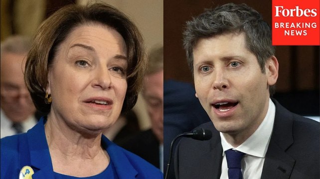 Amy Klobuchar Asks AI Executives About Protecting People From Deepfakes