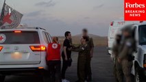 Watch The Moment Edan Alexander Is Transferred From The Red Cross To The IDF Following His Release