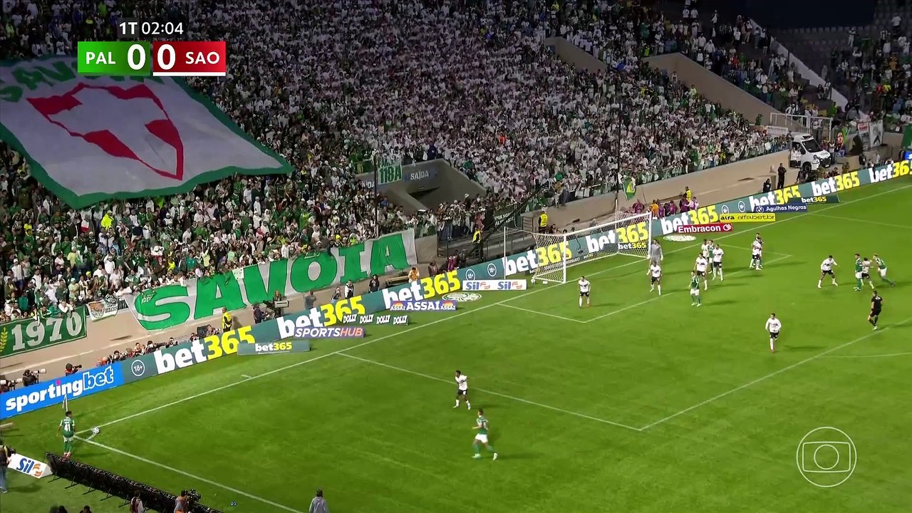 Palmeiras x São Paulo (Campeonato Brasileiro 2025 8ª rodada) 1° tempo