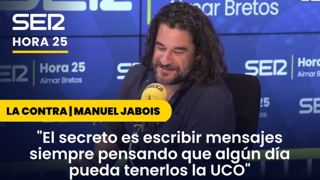 Manuel Jabois, sobre los whatsapps de Sánchez a Ábalos: El secreto es escribir mensajes siempre pensando que algún día pueda tenerlos la UCO