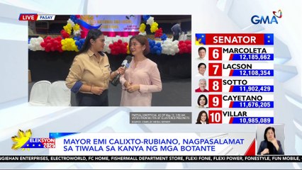 Mayor Emi Calixto-Rubiano, iprinoklama na sa Pasay City | Eleksyon 2025