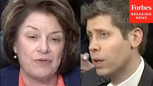 Amy Klobuchar Presses OpenAI CEO Sam Altman On Taking 'Risk-Based Approach' To AI Regulation