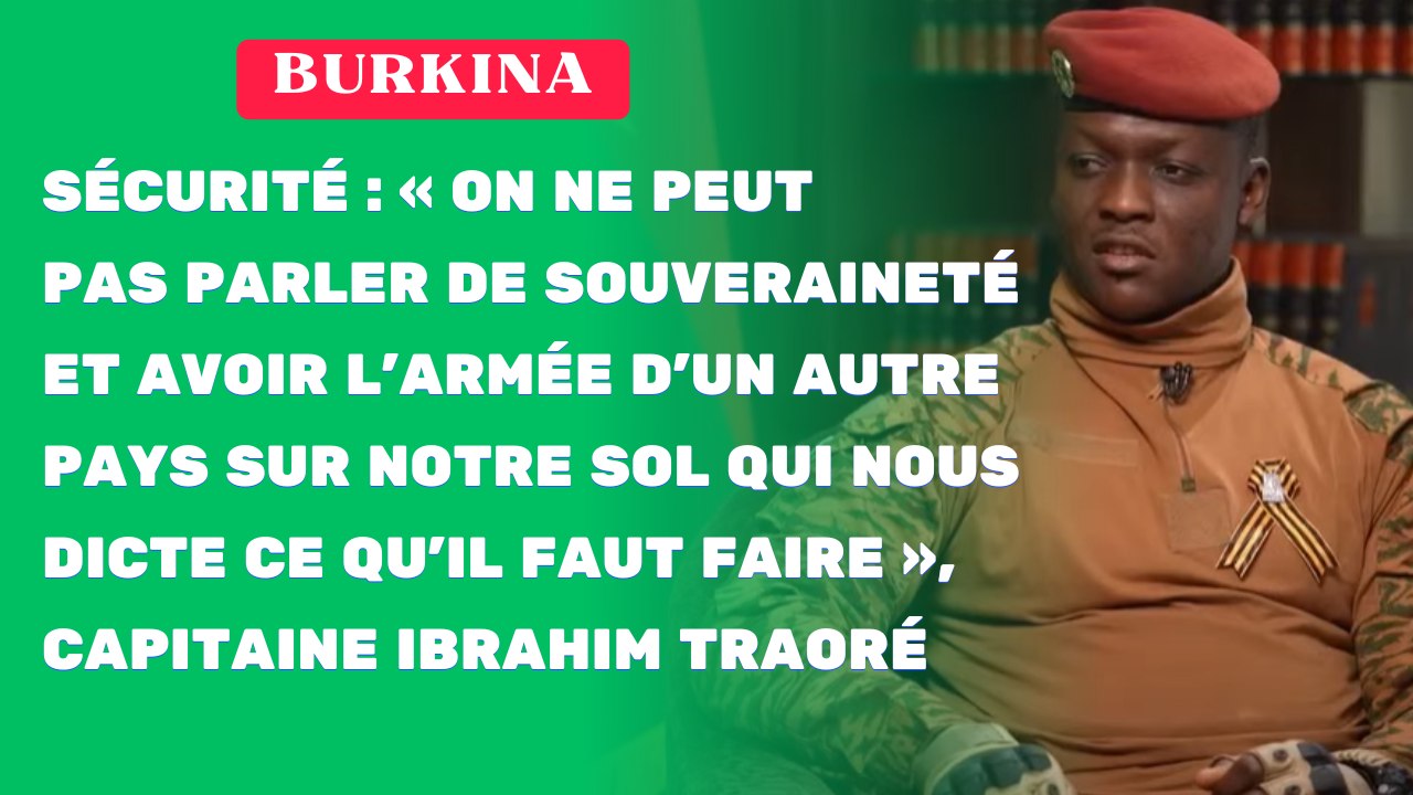 Interview avec le Président du Faso, le Capitaine Ibrahim Traoré, à Moscou en Fédération de Russie