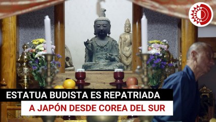 Estatua budista robada de templo japonés hace casi 13 años es devuelta desde Surcorea