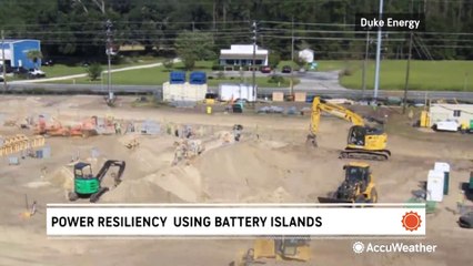 How 'battery islands' could help keep the lights on during severe weather