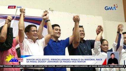 Vico Sotto at Dodot Jaworski, iprinoklamang Mayor at Vice Mayor ng Pasig City | Eleksyon 2025