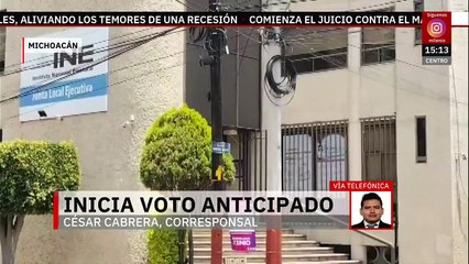 Comienza en Michoacán el proceso de votación anticipada por elección judicial
