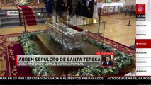 Cuerpo de Santa Teresa de Jesús, expuesto por primera vez en España