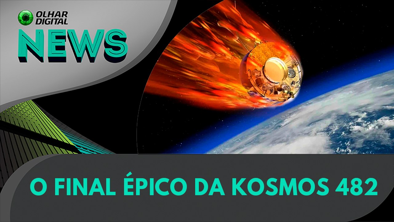 Espaçonave soviética finalmente cai na Terra...