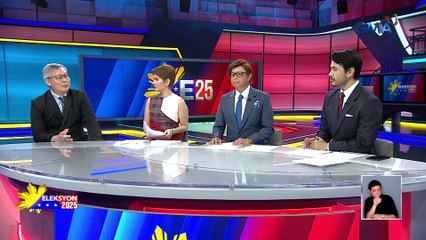 Interview kay Dr. Tuaño, Dean ng Ateneo School of Gov't (7:53 a.m.) | Eleksyon 2025