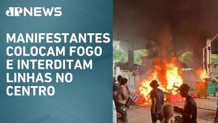 Favela do Moinho: moradores da comunidade protestam contra demolição e paralisam linhas da CPTM