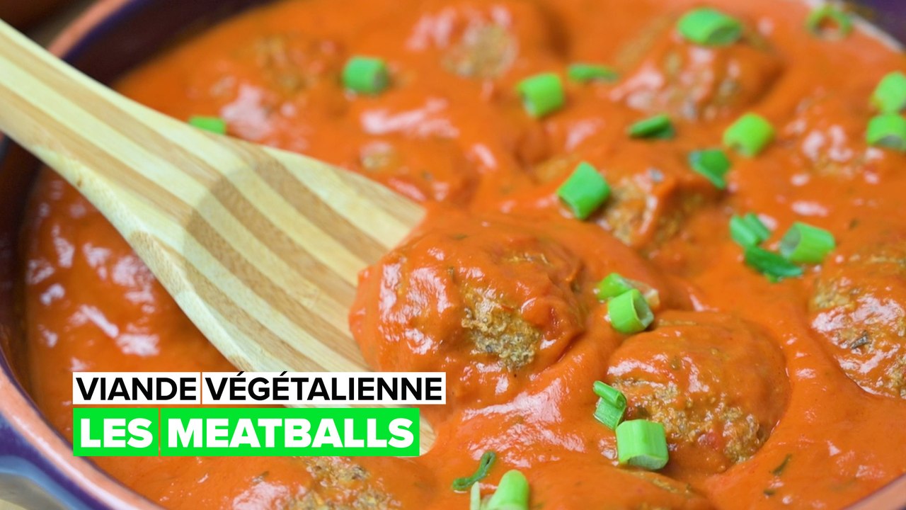 Viande végétalienne : les meatballs