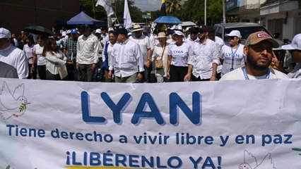 VIDEO | Habitantes en Jamundí salieron a marchar exigiendo la liberación de Lyan