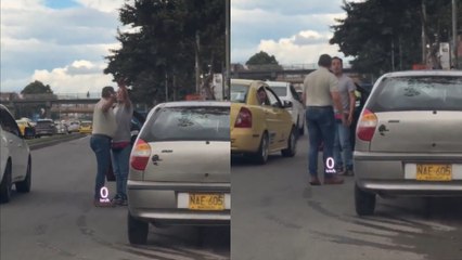 Conductor agredió a otro y trató de atropellarlo en plena avenida Boyacá: video de intolerancia en Bogotá