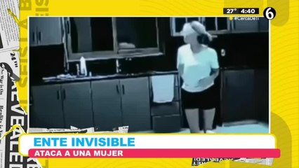 Ente invisible ataca a mujer