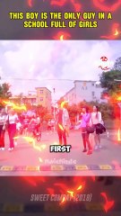 He's the only boy in this entire school full of girls 😉 @viral @movies @rec