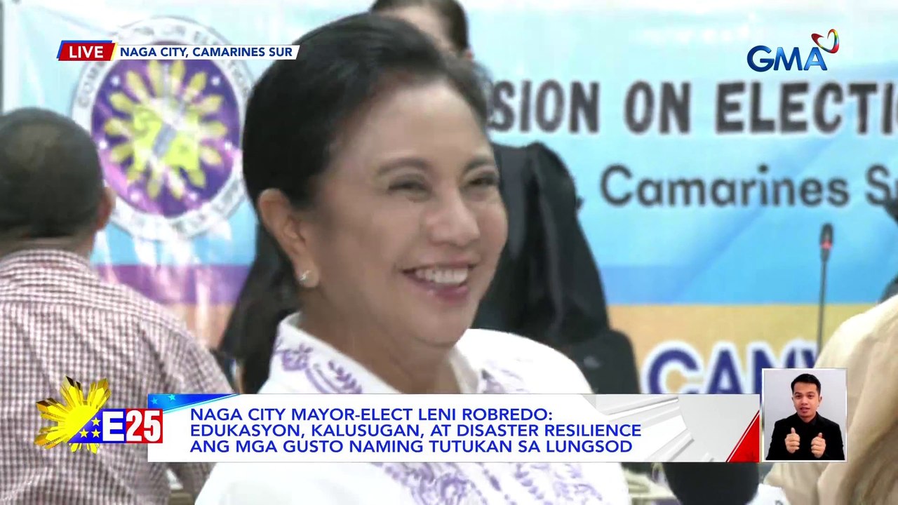 Interview kay Naga City Mayor-elect Leni Robredo | Eleksyon 2025