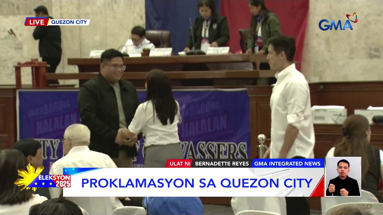 Mayor Joy Belmonte at Vice Mayor Gian Sotto, ipoproklama na | Eleksyon 2025
