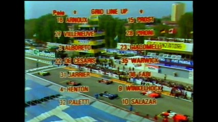 F1 1982 - Grand Prix of San Marino