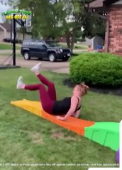 When Mom Becomes a Kid and Does Funny Things 😂👩‍👧