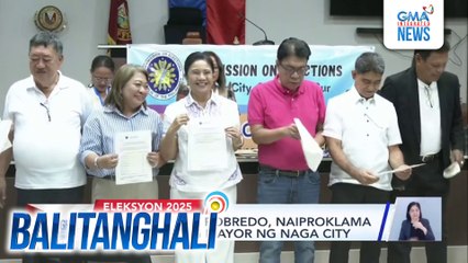 Dating VP Leni Robredo, naiproklama nang bagong Mayor ng Naga City | Balitanghali