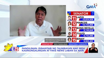 Panayam kay senatorial candidate Kiko Pangilinan | Eleksyon 2025