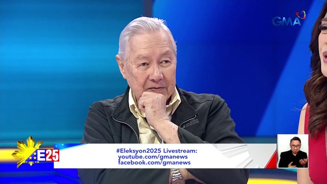Interview kay Dr. Mangahas, Chair Emeritus ng SWS (May 13, 2025) | Eleksyon 2025