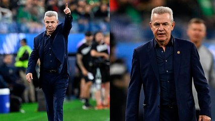 Javier Aguirre atiende a los aficionados en la final de Liga MX Femenil