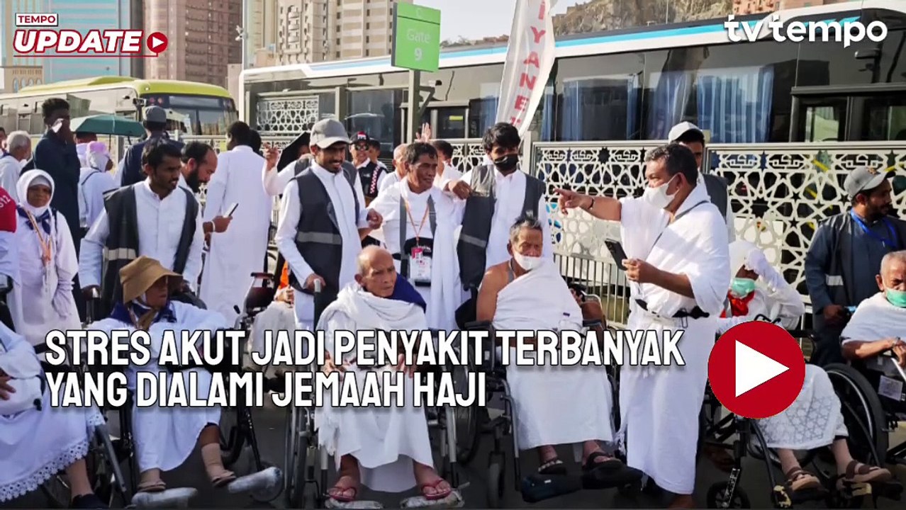 Stres Akut Jadi Penyakit Terbanyak yang Dialami Jemaah Haji