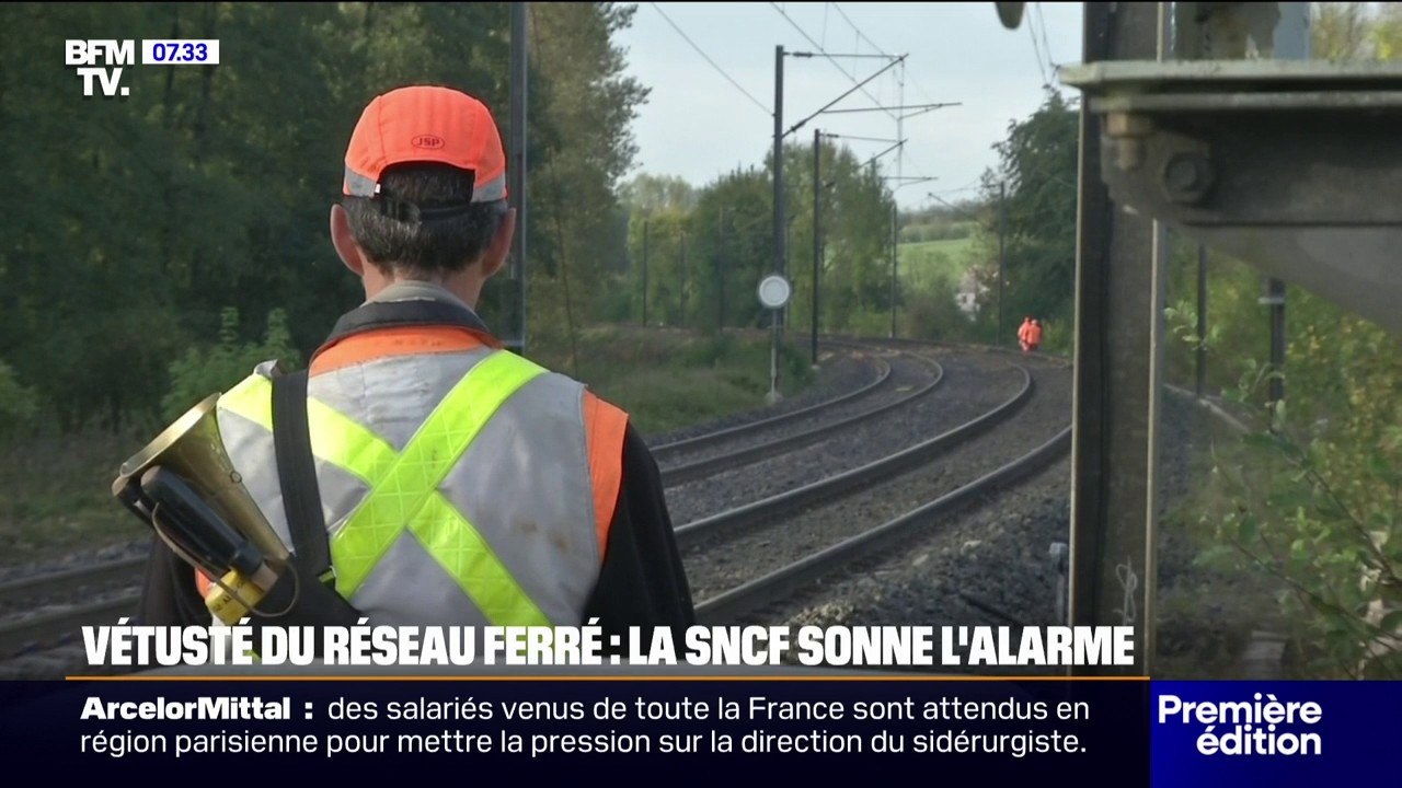Rails, caténaires, appareils de signalisation... À cause de la vétusté du réseau SNCF, 4.000km de voies ferrées sont menacées