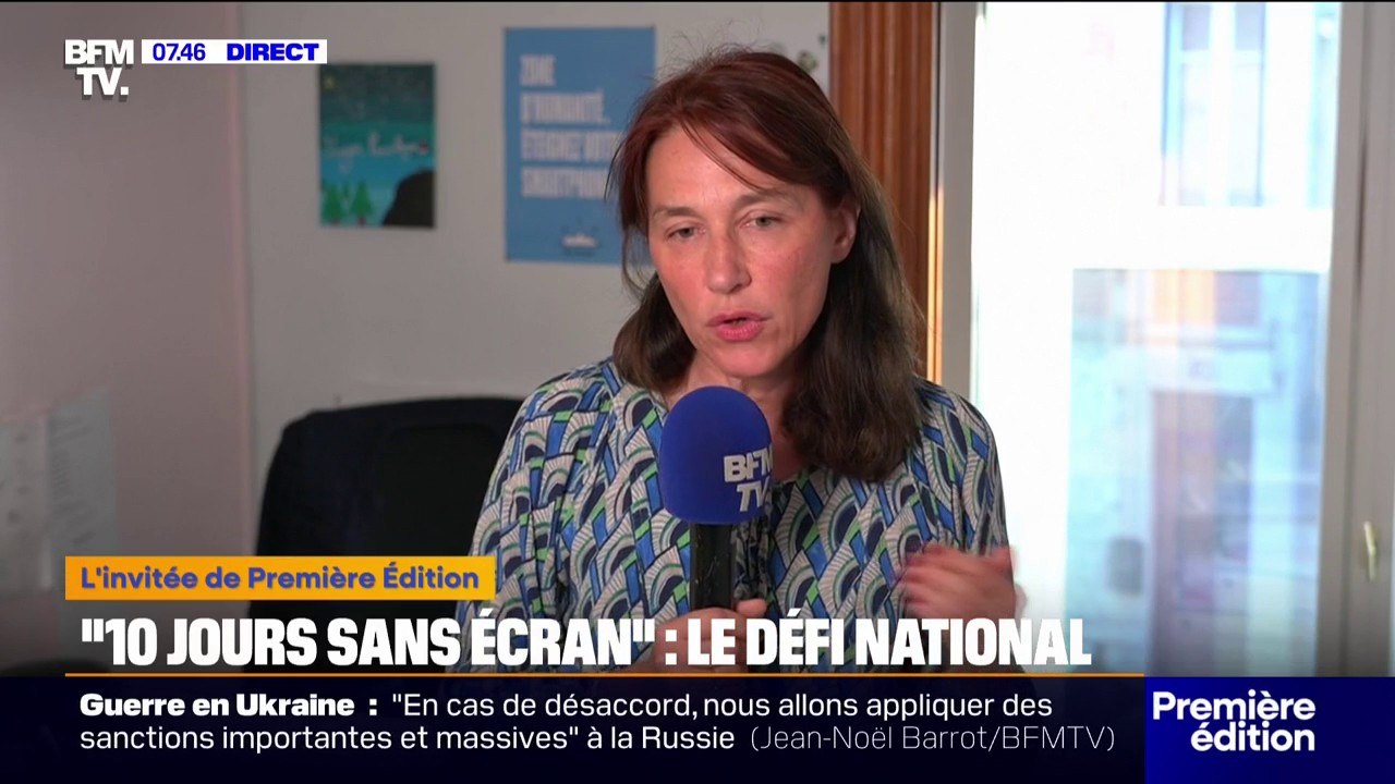 "Une moyenne de 10 heures par jour": "Les adolescents passent environ la moitié de leur journée devant un écran", alerte cette psychologue