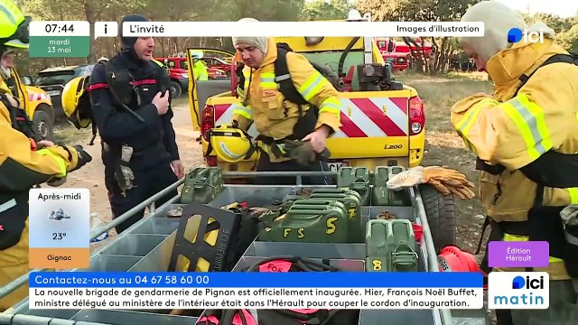 Eric Florès patron des pompiers de l'Hérault