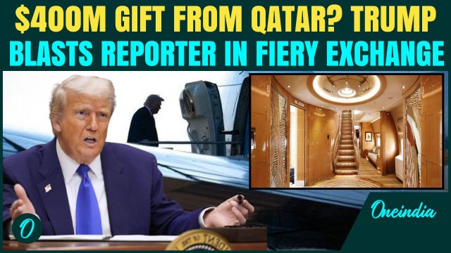 VIDEO: Trump SHREDS ABC Reporter Over $400 Mn Jet GIFTED By Qatar | ‘Stop EMBARASSING Yourself’
