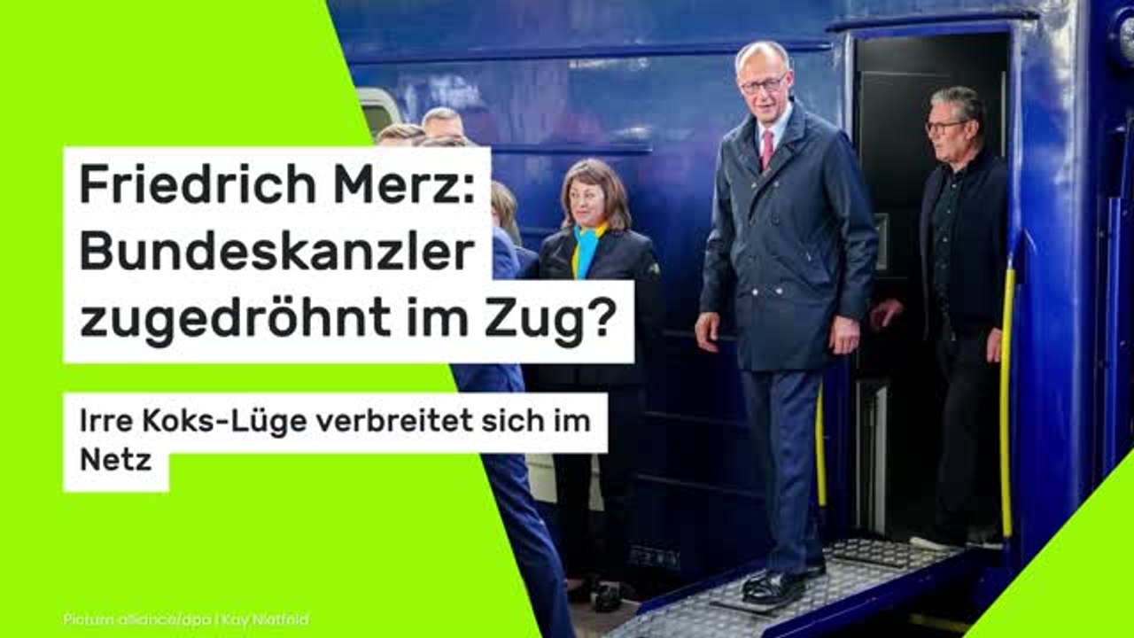 Friedrich Merz: Bundeskanzler zugedröhnt im Zug? Irre Koks-Lüge verbreitet sich im Netz