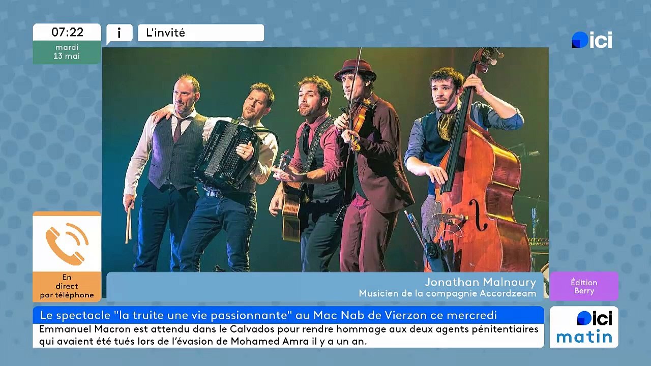 13/05/2025 - ici matin par ici Berry en vidéo