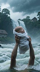 The Guardian Angel in the Flood: A Cat’s Unbelievable Act of Love | AI Story