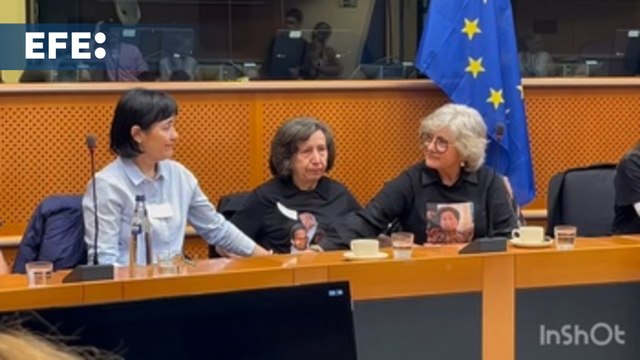 Eurodiputados reciben a las víctimas de la dana en Bruselas