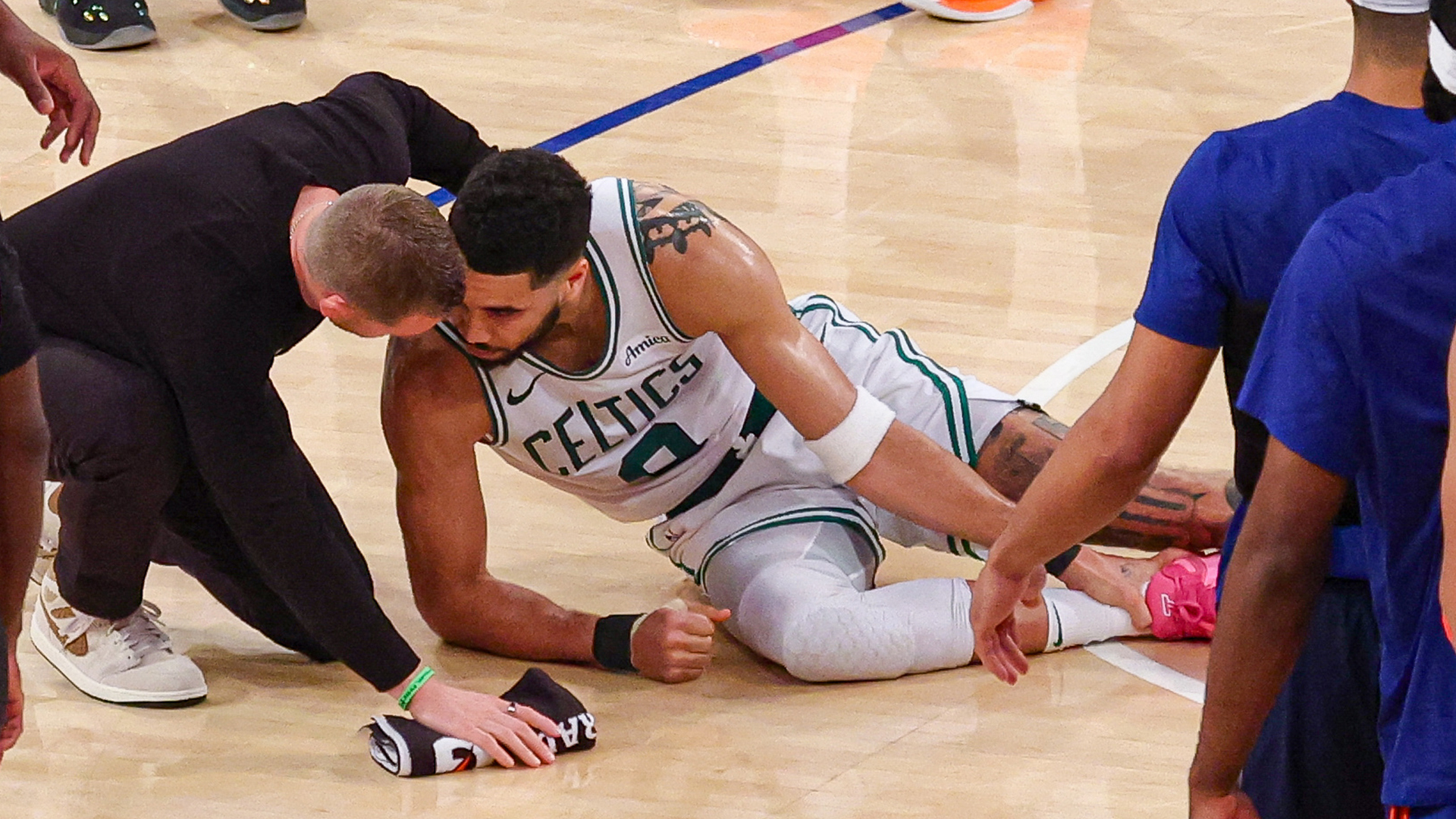Celtics left stunned after Tatum injury in Game 4