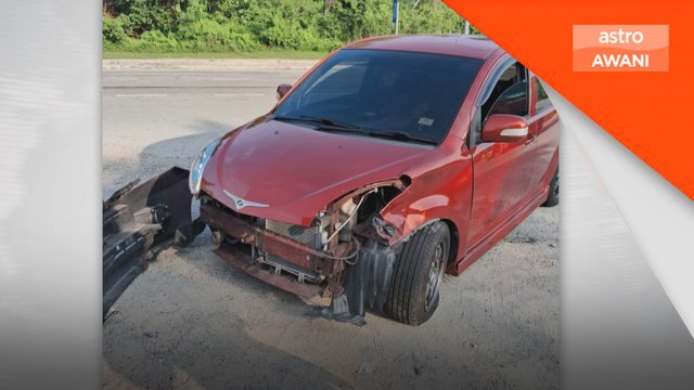 Tiga termasuk dua kanak-kanak cedera ketika ke sekolah