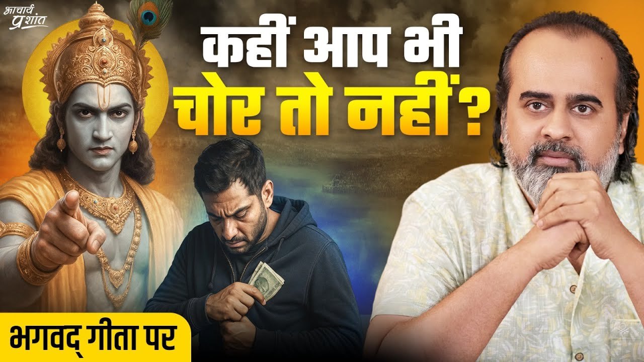 कहीं आप भी चोर तो नहीं? श्रीकृष्ण से सुनिए || आ...