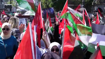 İstanbul Gazze için yürüdü