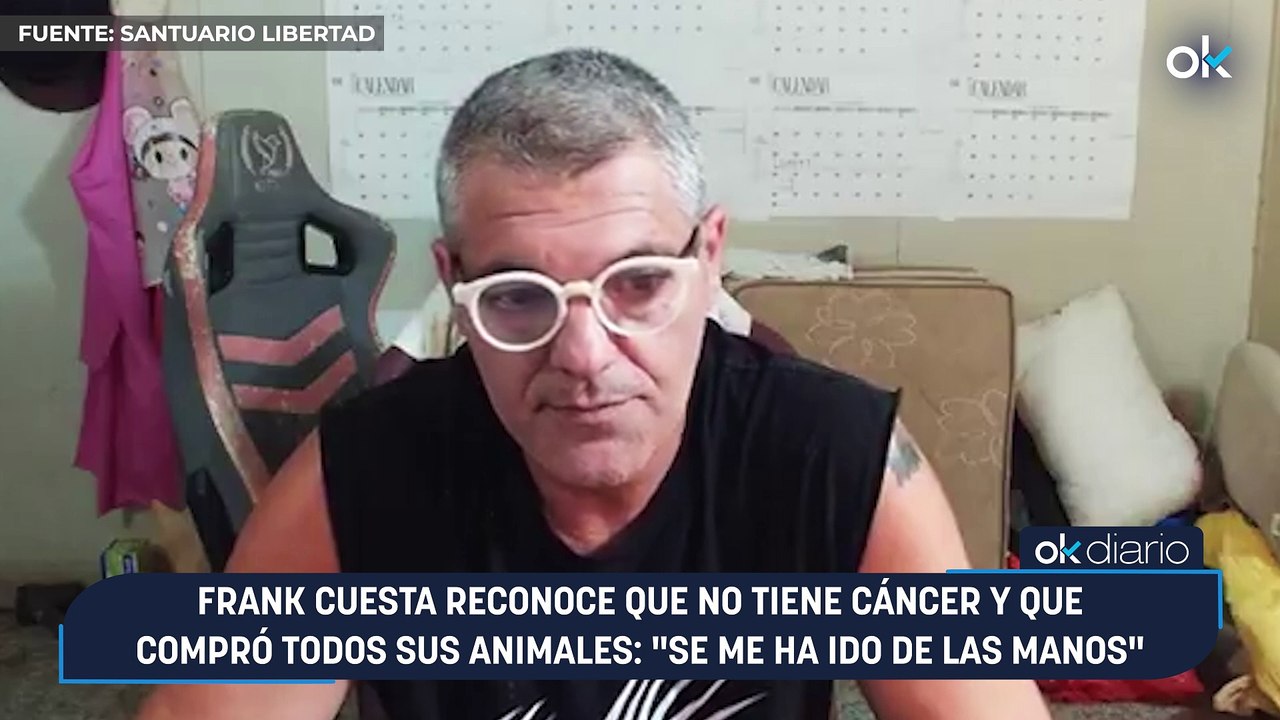 Frank Cuesta reconoce que no tiene cáncer y que compró todos sus animales: "Se me ha ido de las manos"