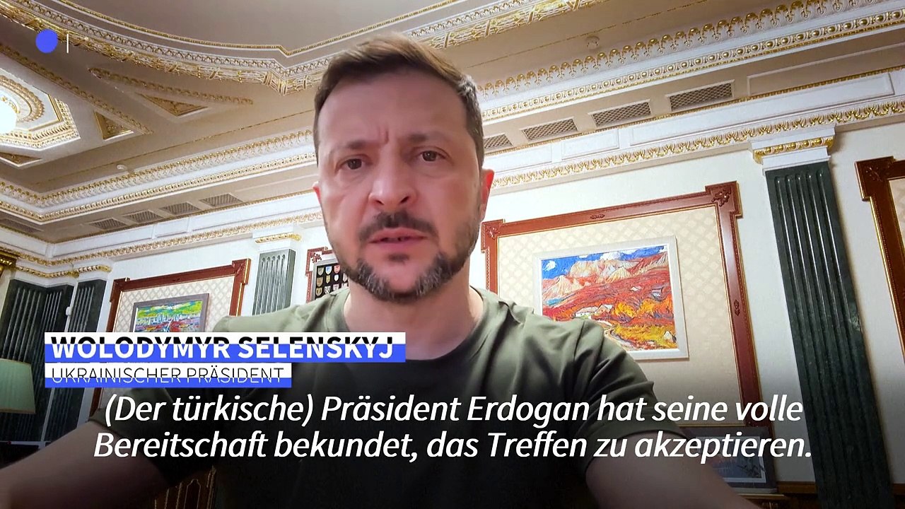 Selenskyj wünscht Trumps Teilnahme bei Putin-Gespräch in Istanbul