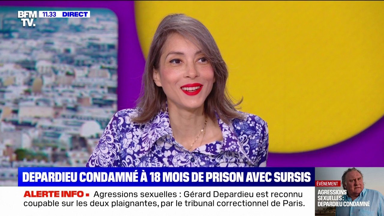 "Pour moi, justice a été rendue [...] il n'y a plus d'intouchables": Bénédicte Martin, ambassadrice de #MeTooMedia, réagit à la condamnation pour agression sexuelles de Gérard Depardieu