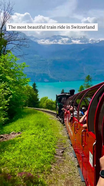 The Most Beautiful Train Ride in Switzerland