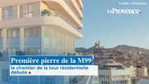 La première pierre de la tour M99 est posée